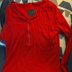 HD Red Long Sleeve Tee